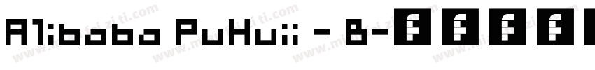 A1ibaba PuHuii - B字体转换